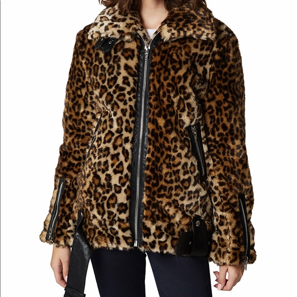 BLANK NYC : leopard jacket / coat - Picture 5 of 6